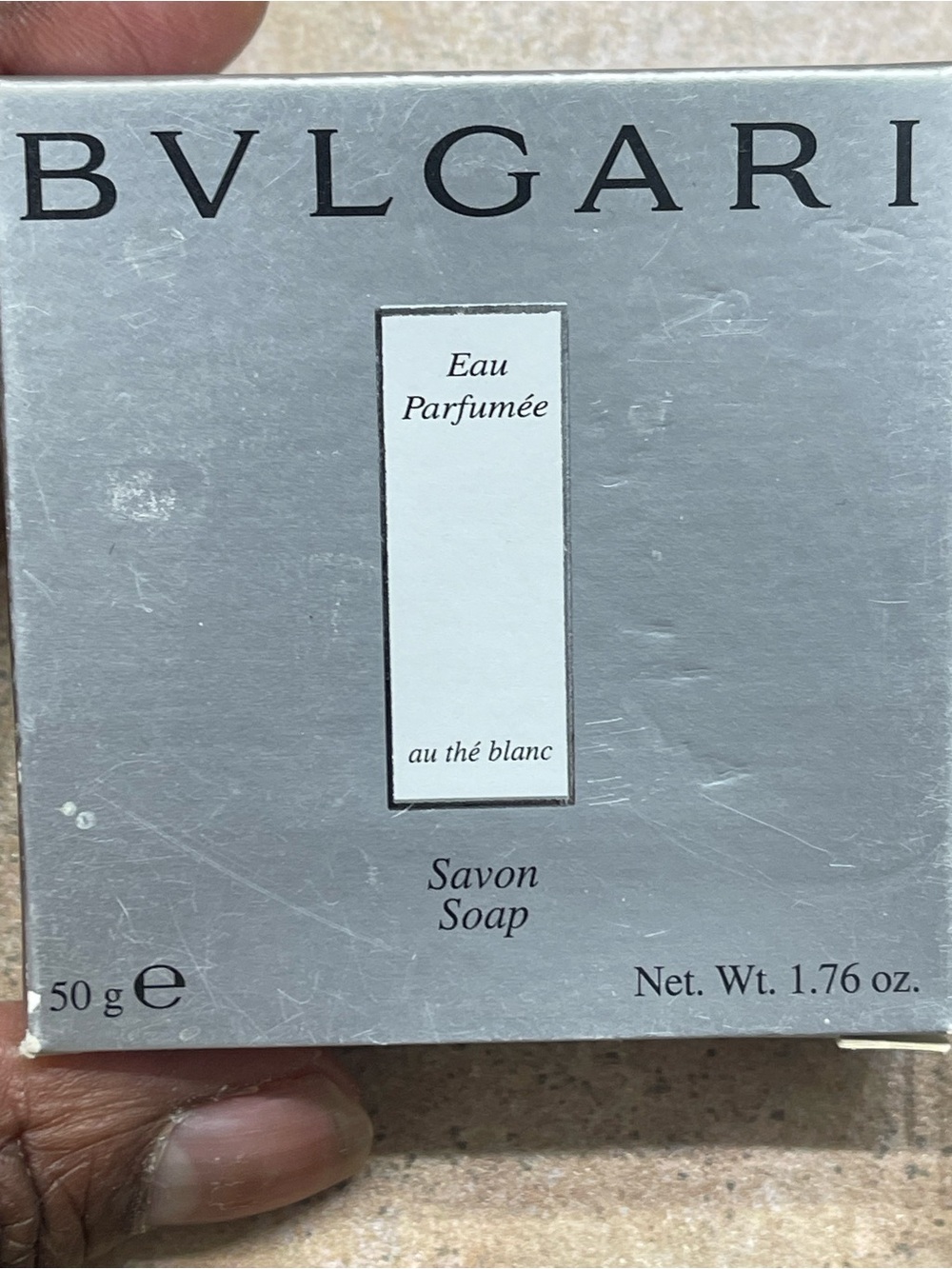 Bulgari Au Thé Blanc Women's Scented Soap - White two boxes new - Picture 2 of 5